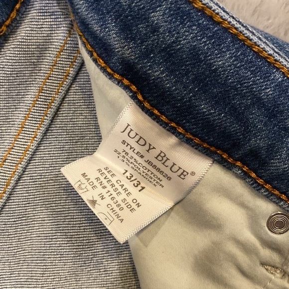 Judy Blue High Waist Tummy Control Released Hem Slim Bootcut Denim 88626 - Picture 3 of 10